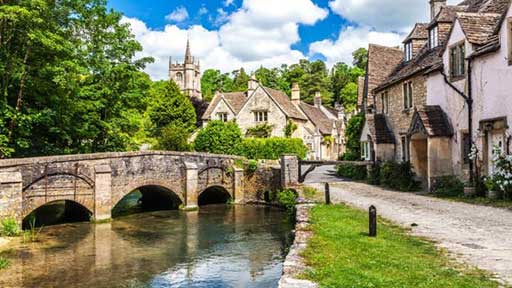 THIS IS THE VIEW OF OLD VILLAGE IN ENGLAND